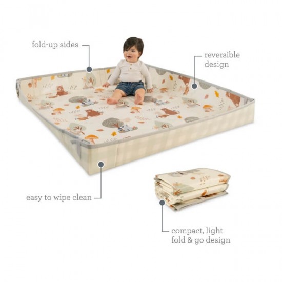 Infantino Foldable Soft Foam Mat - Woodland