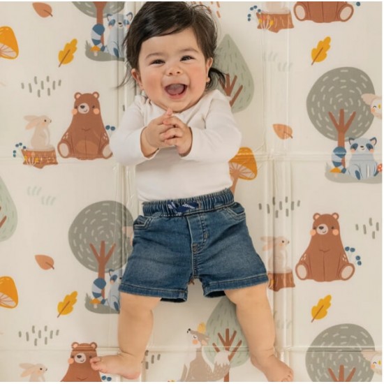 Infantino Foldable Soft Foam Mat - Woodland