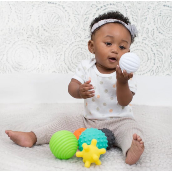 Infantino Textured Multi Ball Set - 6 pcs