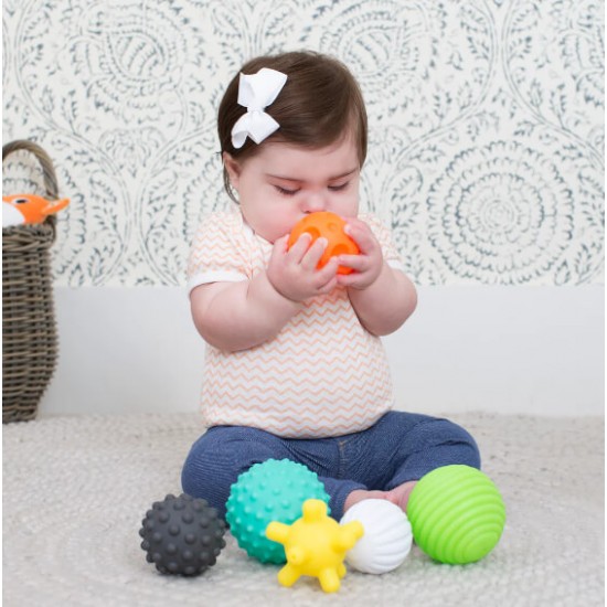 Infantino Textured Multi Ball Set - 6 pcs