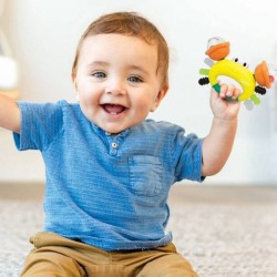 Infantino Rattle & Teether Sand Crab