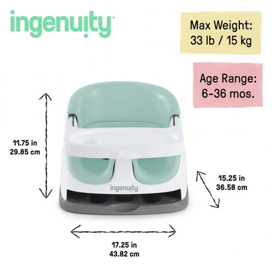 Ingenuity Baby Base 2-in-1 Seat - Mist