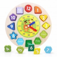 Wooden Puzzle Clock
