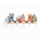 Jabadabado Train with blocks Teddy