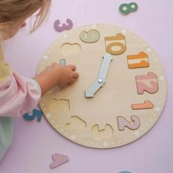Jabadabado Wooden Puzzle Clock 