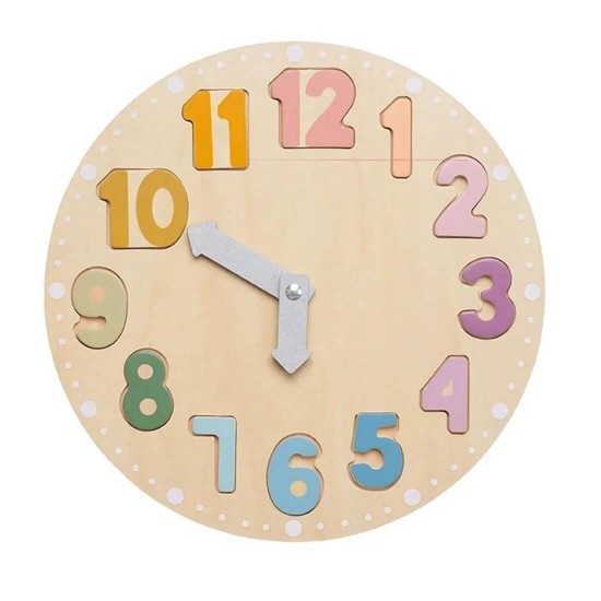 Jabadabado Wooden Puzzle Clock 