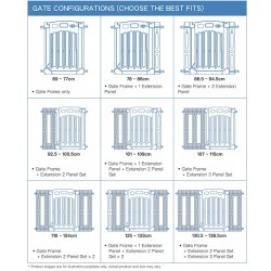 JTC Auto Back Safety Gate (69 - 94.5 cm)