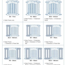 JTC Auto Back Safety Gate (69 - 94.5 cm)