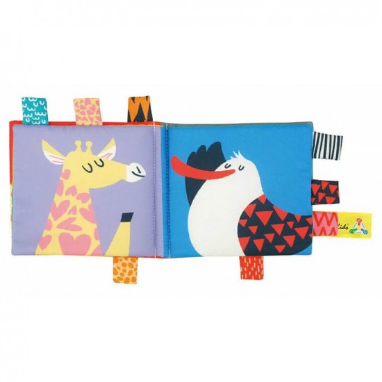 K's Kids Crinkling Soft Book - Animals