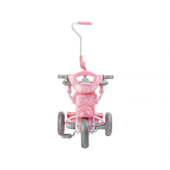 Baby Star x Kids Star Foldable Tricycle - Sweet Pink