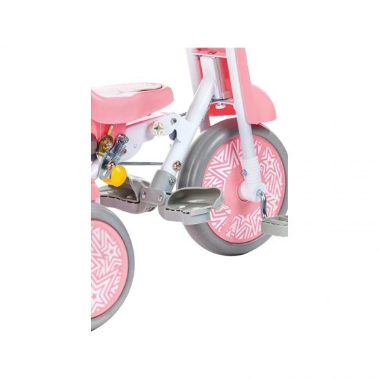 Baby Star x Kids Star Foldable Tricycle - Sweet Pink