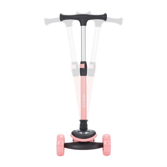 Kids Star Flash-Move Scooter - Coral Pink