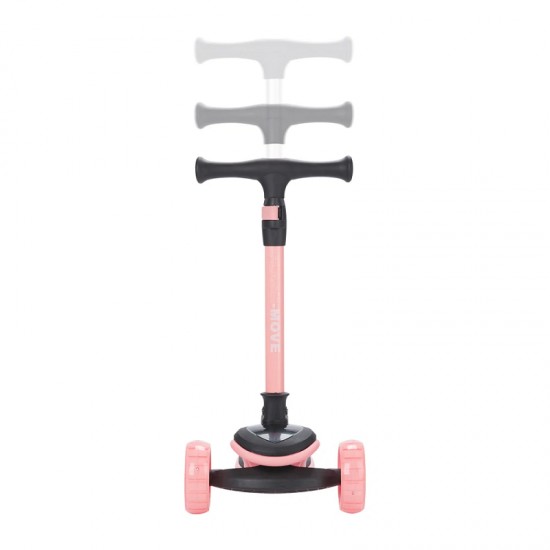 Kids Star Flash-Move Scooter - Coral Pink