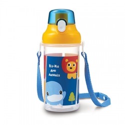 KuKu Duckbill Animal Kids Bottle 500ml - Blue