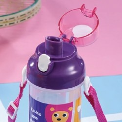 KuKu Duckbill Animal Kids Bottle 500ml - Purple