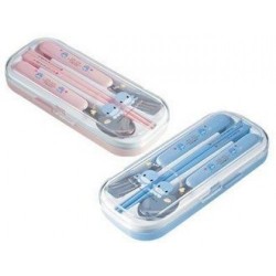 KuKu Spoon, Fork, Chopsticks with case 