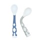 Kushies silibend bendable spoons - Blue and Grey
