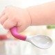 Kushies silibend bendable spoons - Pink and Purple