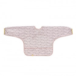 Lassig Long Sleeve Bib -  Little Chums Mouse (1311009725)