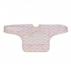 Lassig Long Sleeve Bib -  Little Chums Mouse (1311009725)
