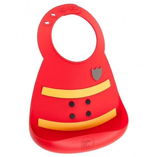 Make My Day Baby Bib - Fireman