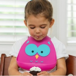 Make My Day Baby Bib - What A Hoot Owl