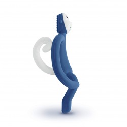 Matchstick Monkey Teething Toy with Tail  - Air Force Blue
