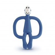 Matchstick Monkey Teething Toy with Tail  - Air Force Blue
