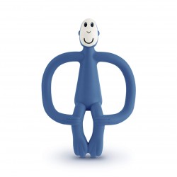 Matchstick Monkey Teething Toy with Tail  - Air Force Blue