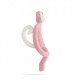 Matchstick Monkey Teething Toy with Tail  - Dusty Pink