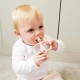 Matchstick Monkey Teething Toy with Tail  - Dusty Pink