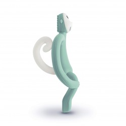 Matchstick Monkey Teething Toy with Tail - Mint Green