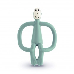 Matchstick Monkey Teething Toy with Tail - Mint Green