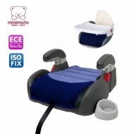 Minimoto ISOFIX 2 in 1 booster with 2 cushions - Blue