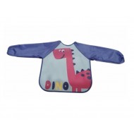 Minimoto Eva Sleeve Bib - Dino