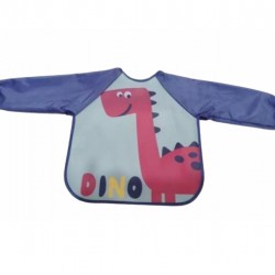 Minimoto Eva Sleeve Bib - Dino