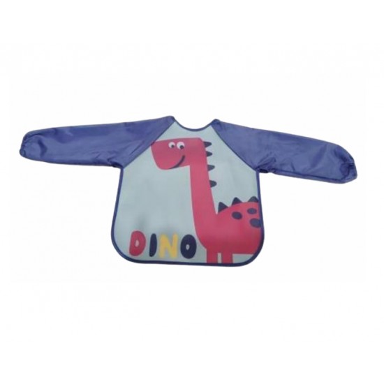 Minimoto Eva Sleeve Bib - Dino
