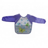 Minimoto Eva Sleeve Bib - Purple