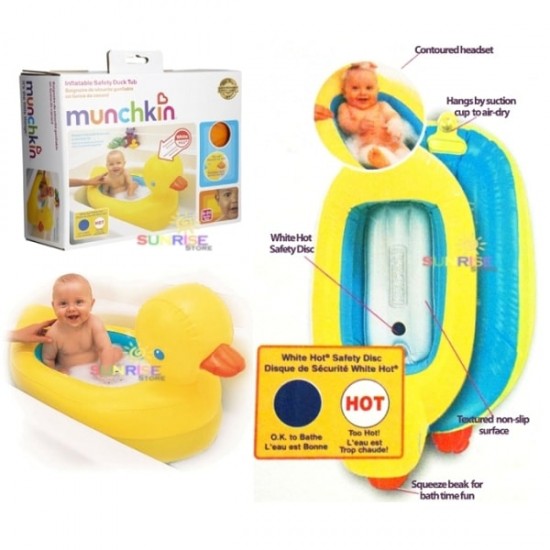 Munchkin Inflatable Safety Duck Tub