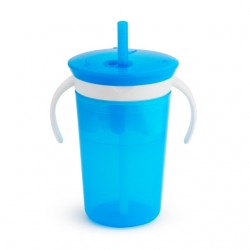 Munchkin SnackCatch & Sip 2-in-1 Snack Catcher & Spill-Proof Cup - Blue