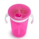 Munchkin SnackCatch & Sip 2-in-1 Snack Catcher & Spill-Proof Cup - Pink