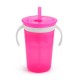 Munchkin SnackCatch & Sip 2-in-1 Snack Catcher & Spill-Proof Cup - Pink