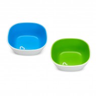 Munchkin Splash Toddler Bowls - Blue / Green
