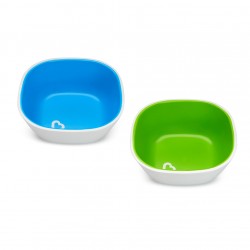 Munchkin Splash Toddler Bowls - Blue / Green