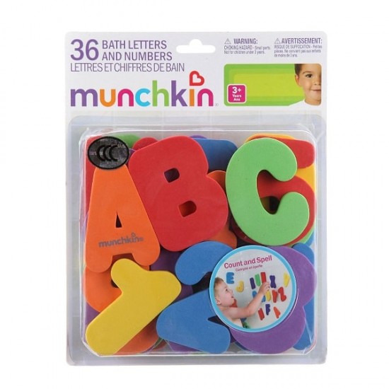 Munchkin Bath Letters & Numbers - 36 pcs