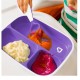Munchkin Splash Toddler Divided Plates - Red / Purple