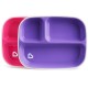 Munchkin Splash Toddler Divided Plates - Red / Purple