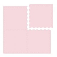 Nido Nido Plain Color Floor Mat - Pink 62 x 62 x 1.3 cm x 4 pcs (Includes edge strip)