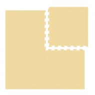 Nido Nido Plain Color Floor Mat - Yellow  62 x 62 x 1.3 cm x 4 pcs (Includes edge strip)