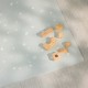 Nido Nido Stylish Series Floor Mat - Star and Moon Gray 62 x 62 x 1.3 cm x 6 pcs (Includes edge strip)